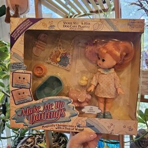 Vickie Vet & Her Dog Care Playset - Orange Hair Doll - VINTAGE NEW IN BOX